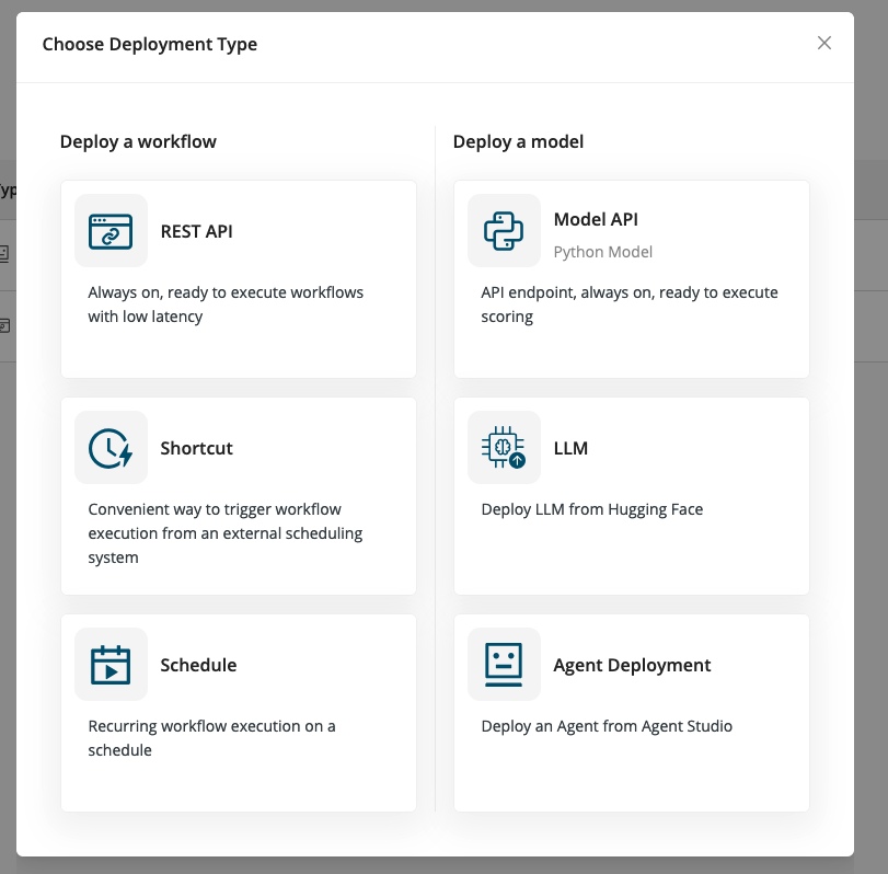 Create an Agent Deployment