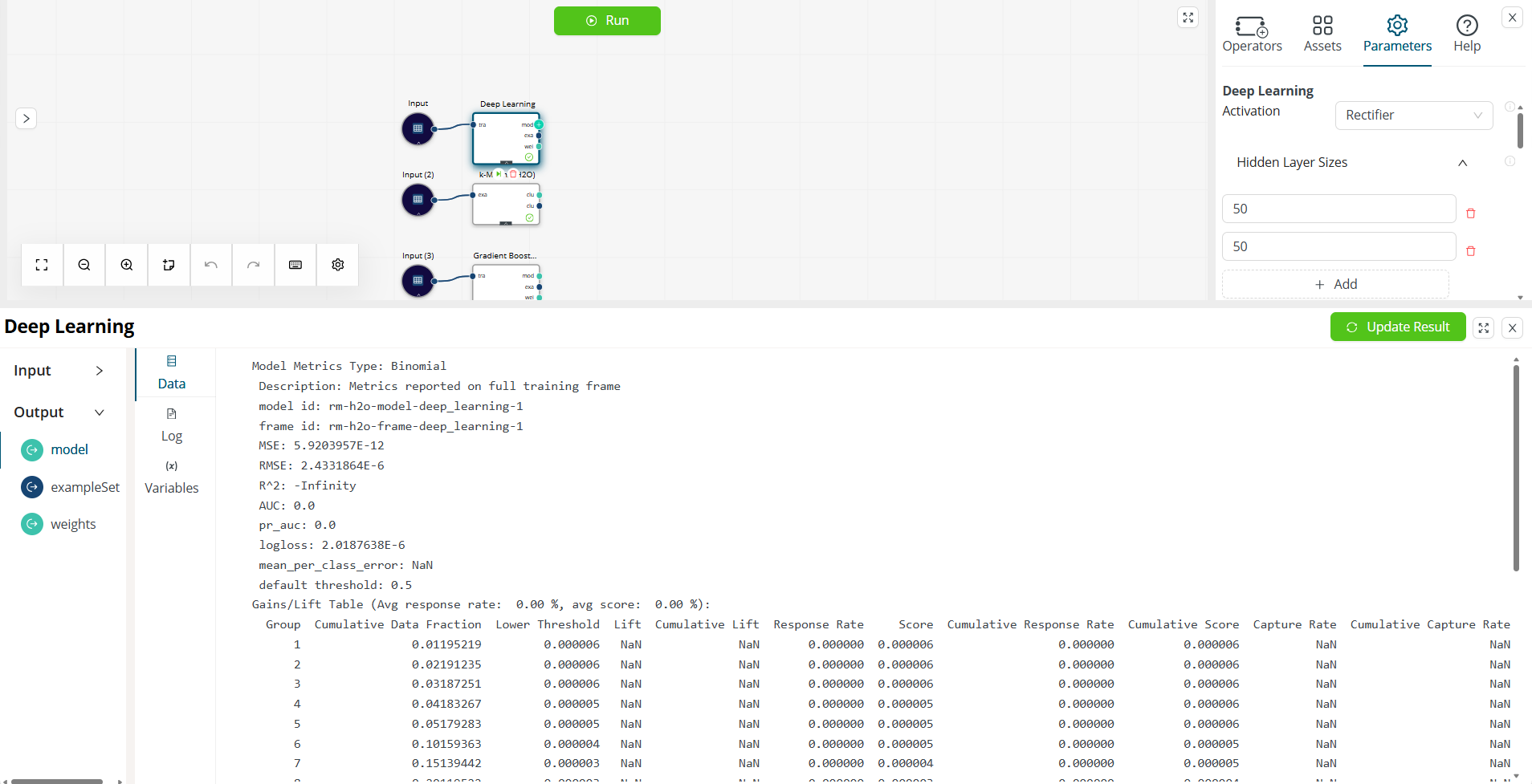 Data rendering and visualization improvements