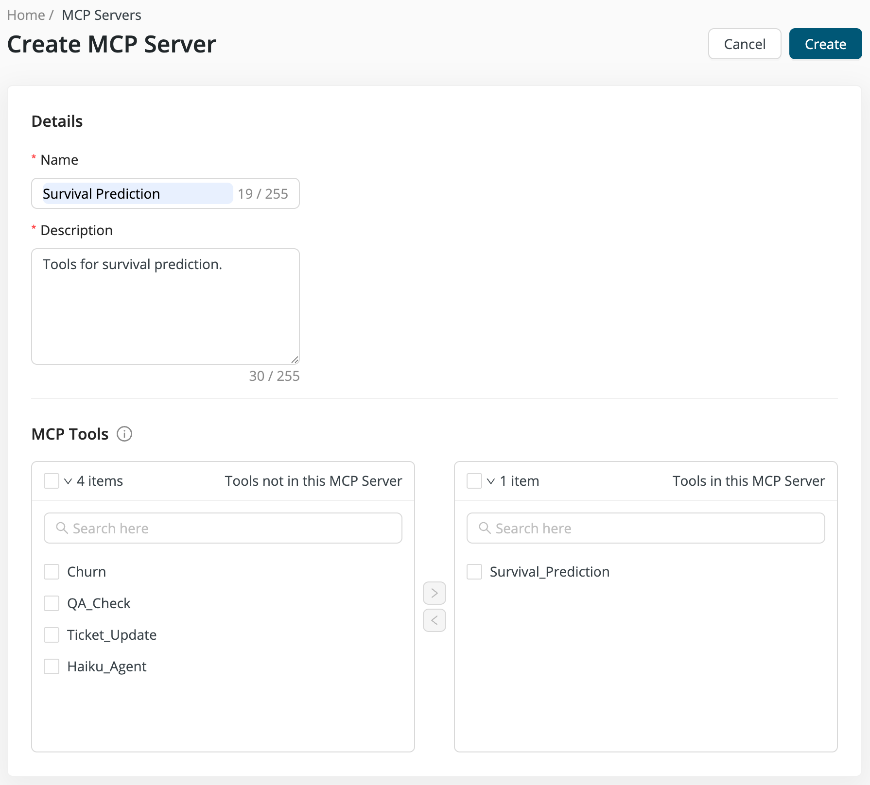 New MCP server