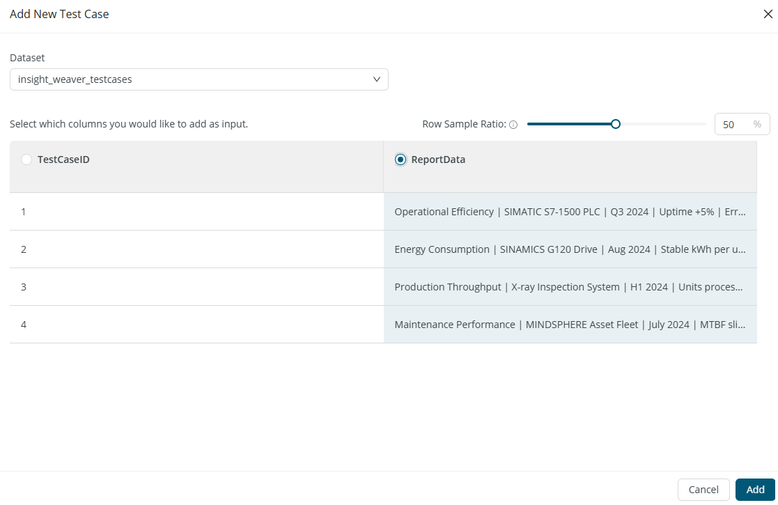 Test case input